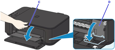 Changing ink deals canon pixma